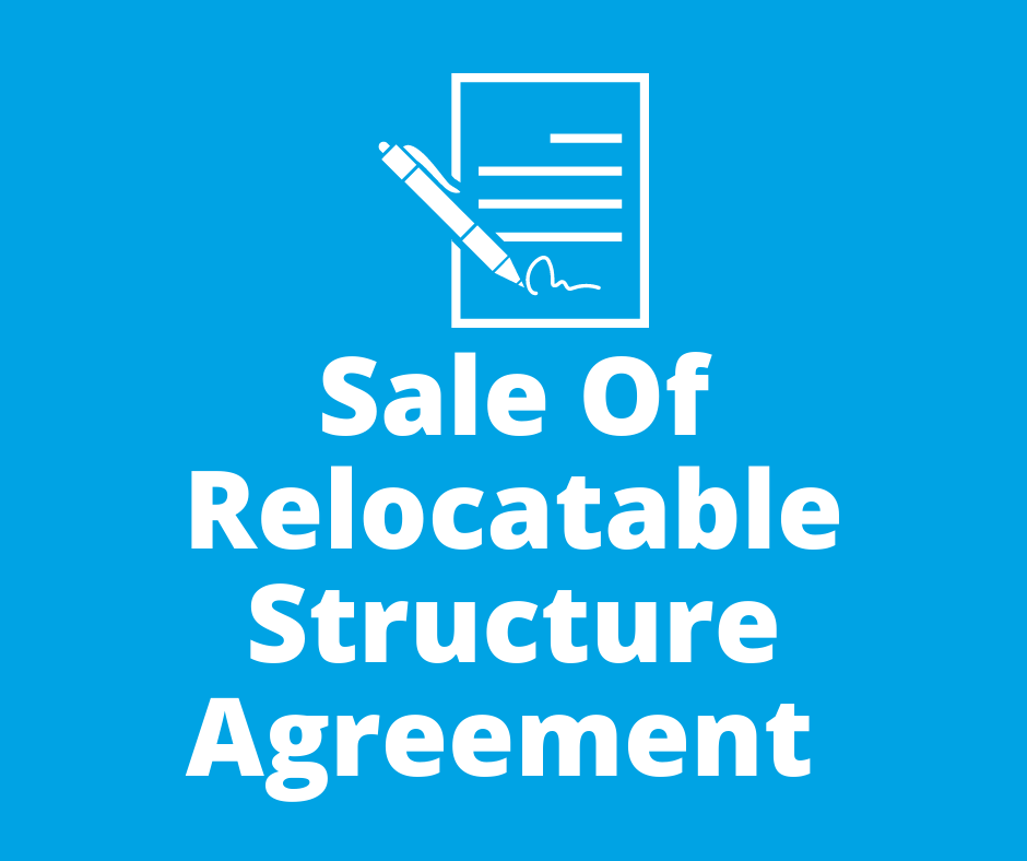 Sale Of Relocatable Structure Agreement